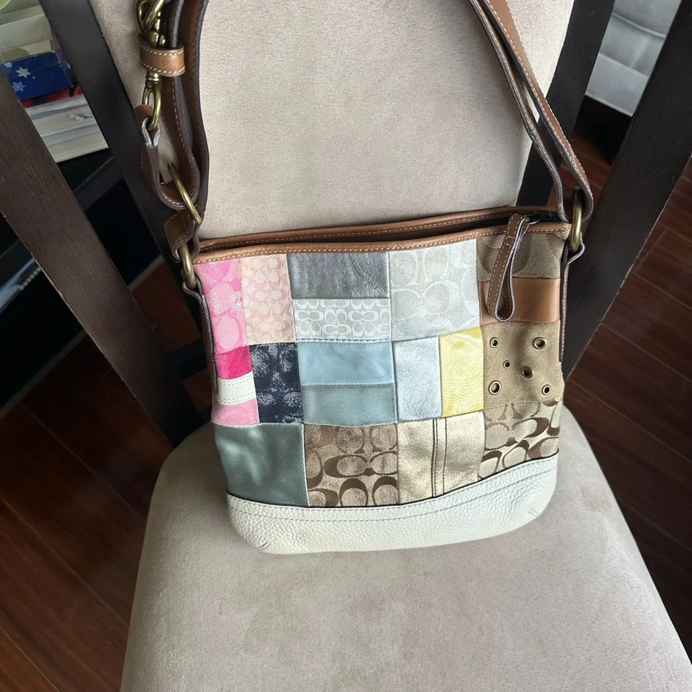 Patchwork Shoulder Bag - Picture 4 of 4